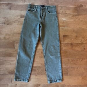 Banana Republic high Rise Straight Fit- Olive Green- 26/2